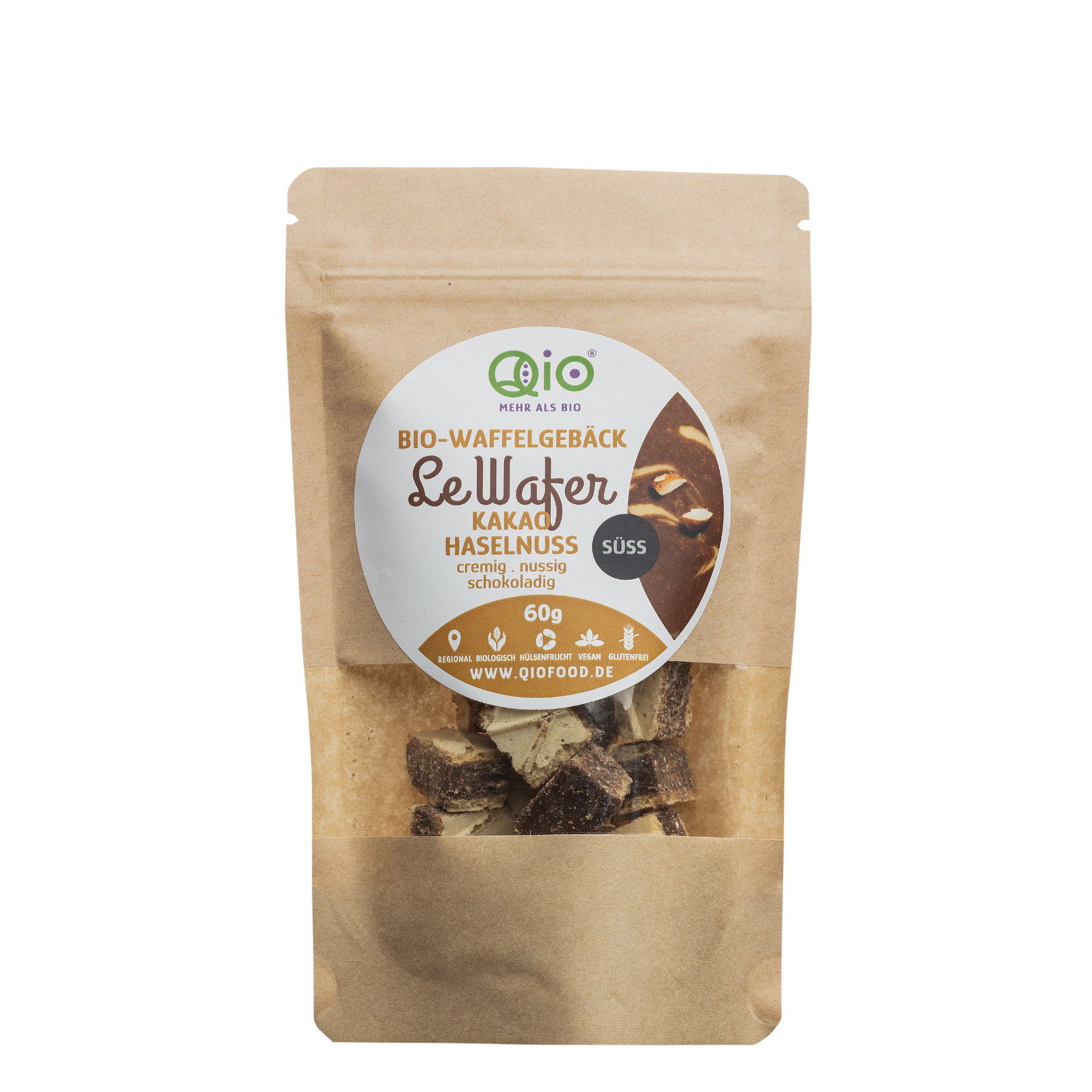 LeWafer - Kakao Haselnuss 60g