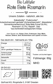 LeWafer - Rote Bete Rosmarin 60g