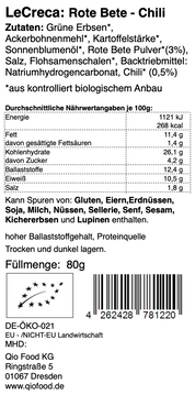LeCreca - Rote Bete Chilli 80g